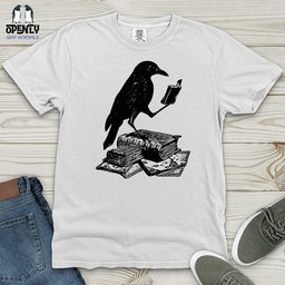 A Little Light Reading Heavy Cotton Comfort Colors Tee Gift For Animal Lover