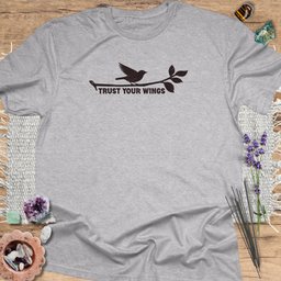 Trust Your Wings T Shirt Gift For Yoga Lover