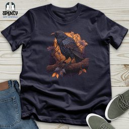 Autumnscape Raven Unisex T Shirt Gift For Animal Lover