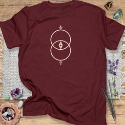 Vesica Piscis T Shirt Gift For Yoga Lover