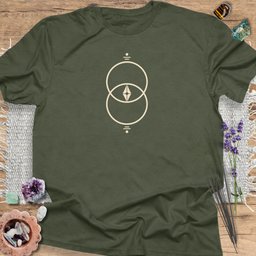 Vesica Piscis T Shirt Gift For Yoga Lover