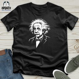 Albert Einstein Unisex T Shirt Gift For Animal Lover