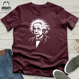 Albert Einstein Unisex T Shirt Gift For Animal Lover
