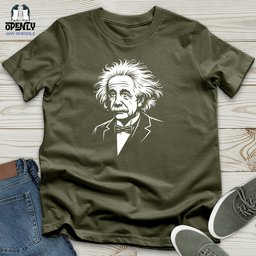 Albert Einstein Unisex T Shirt Gift For Animal Lover