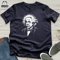 Albert Einstein Unisex T Shirt Gift For Animal Lover