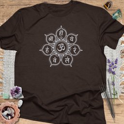 Sacred Sanskrit Chakra T Shirt Gift For Yoga Lover