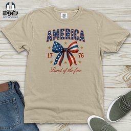 America Land Of The Free Heavy Cotton Comfort Colors Tee Gift For Animal Lover