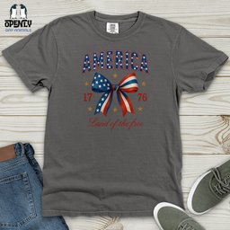 America Land Of The Free Heavy Cotton Comfort Colors Tee Gift For Animal Lover