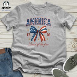America Land Of The Free Unisex T Shirt Gift For Animal Lover