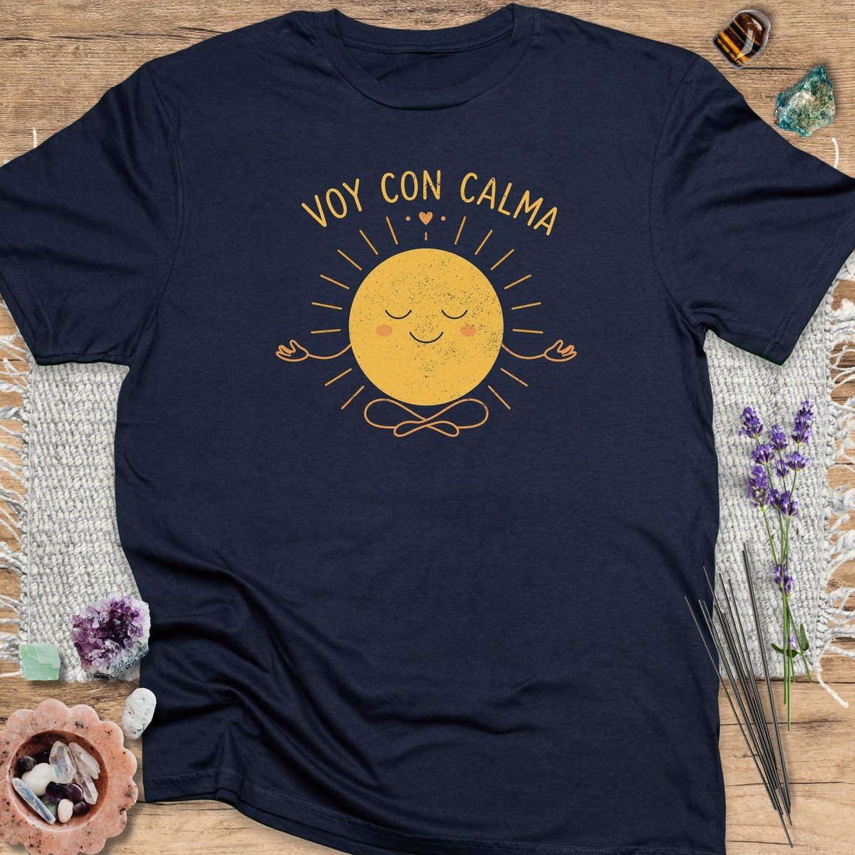 Voy Con Calma T Shirt Gift For Yoga Lover