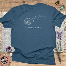 Time Heals T Shirt Gift For Yoga Lover