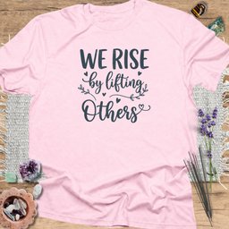 We Rise By Lifting Others T Shirt Gift For Yoga Lover