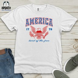 America Land Of The Free 02 Heavy Cotton Comfort Colors Tee Gift For Animal Lover