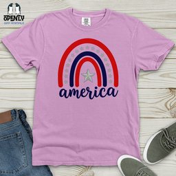 America Heavy Cotton Comfort Colors Tee Gift For Animal Lover