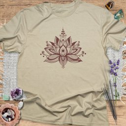 Zentangle Lotus T Shirt Gift For Yoga Lover