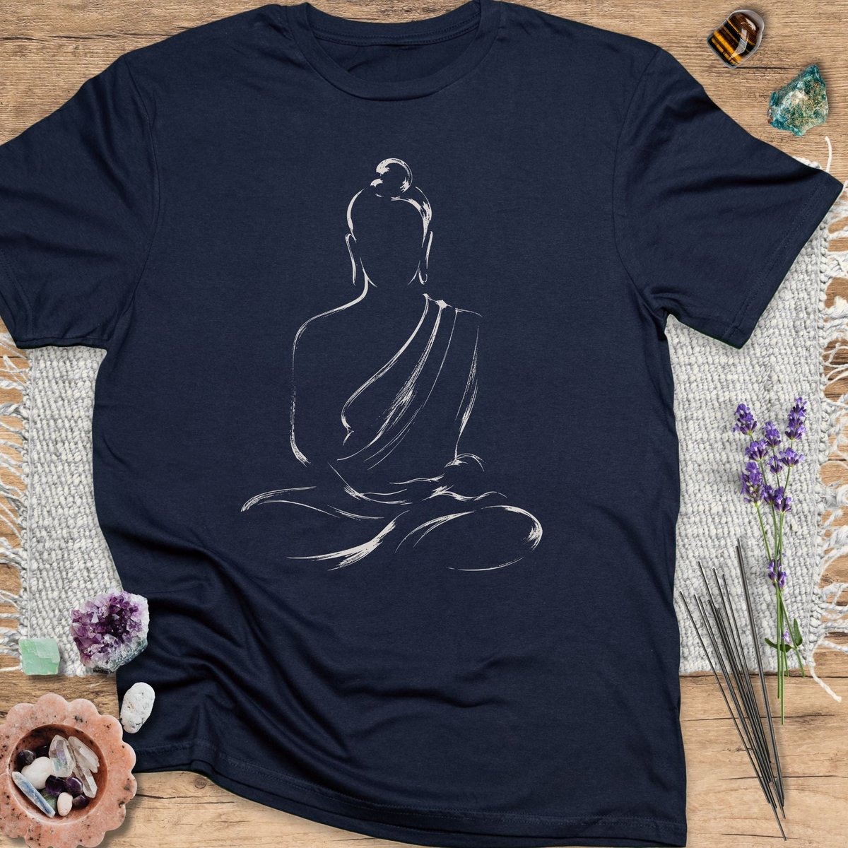 Unseen Buddha T Shirt Gift For Yoga Lover