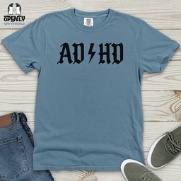 ADHD Heavy Cotton Comfort Colors Tee Gift For Animal Lover