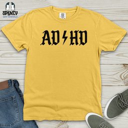 ADHD Heavy Cotton Comfort Colors Tee Gift For Animal Lover