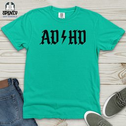 ADHD Heavy Cotton Comfort Colors Tee Gift For Animal Lover