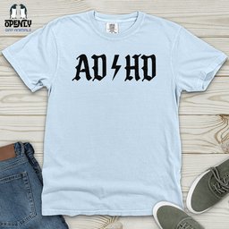 ADHD Heavy Cotton Comfort Colors Tee Gift For Animal Lover