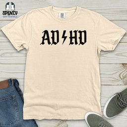 ADHD Heavy Cotton Comfort Colors Tee Gift For Animal Lover