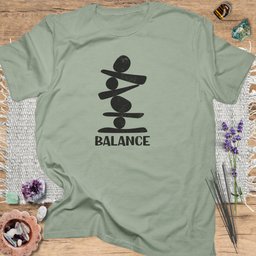 Zen Stones Balance T Shirt Gift For Yoga Lover