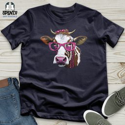 Auntie Cow Unisex T Shirt Gift For Animal Lover