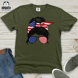 American Girl Heavy Cotton Comfort Colors Tee Gift For Animal Lover