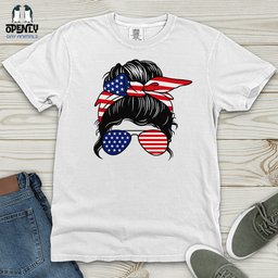 American Girl Heavy Cotton Comfort Colors Tee Gift For Animal Lover
