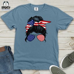 American Girl Heavy Cotton Comfort Colors Tee Gift For Animal Lover