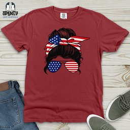 American Girl Heavy Cotton Comfort Colors Tee Gift For Animal Lover