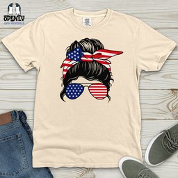 American Girl Heavy Cotton Comfort Colors Tee Gift For Animal Lover