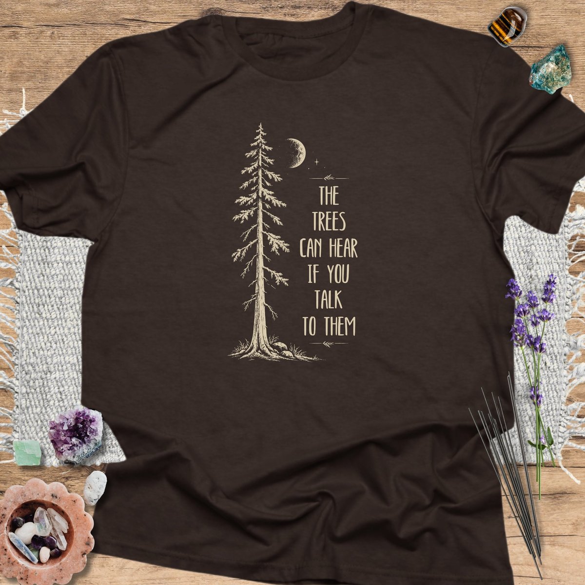 The Trees Can Hear T Shirt Gift For Yoga Lover