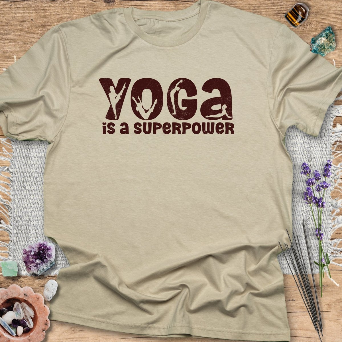 Yoga Is A Superpower T Shirt Gift For Yoga Lover