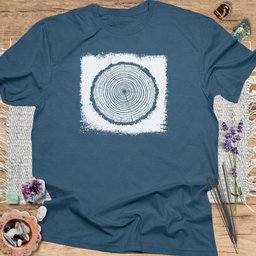 Tree Rings T Shirt Gift For Yoga Lover
