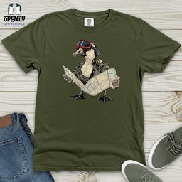 Aviator Duck Navigator Heavy Cotton Comfort Colors Tee Gift For Duck Lover