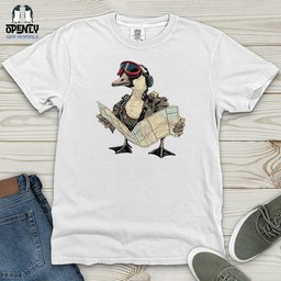 Aviator Duck Navigator Heavy Cotton Comfort Colors Tee Gift For Duck Lover