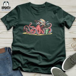 Beach Octopus Unisex T Shirt Gift For Animal Lover
