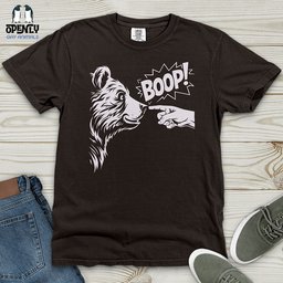 Bear Boop Heavy Cotton Comfort Colors Tee Gift For Animal Lover