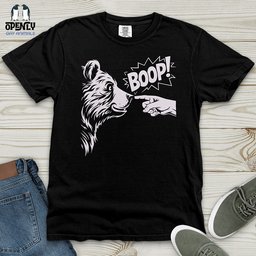 Bear Boop Heavy Cotton Comfort Colors Tee Gift For Animal Lover