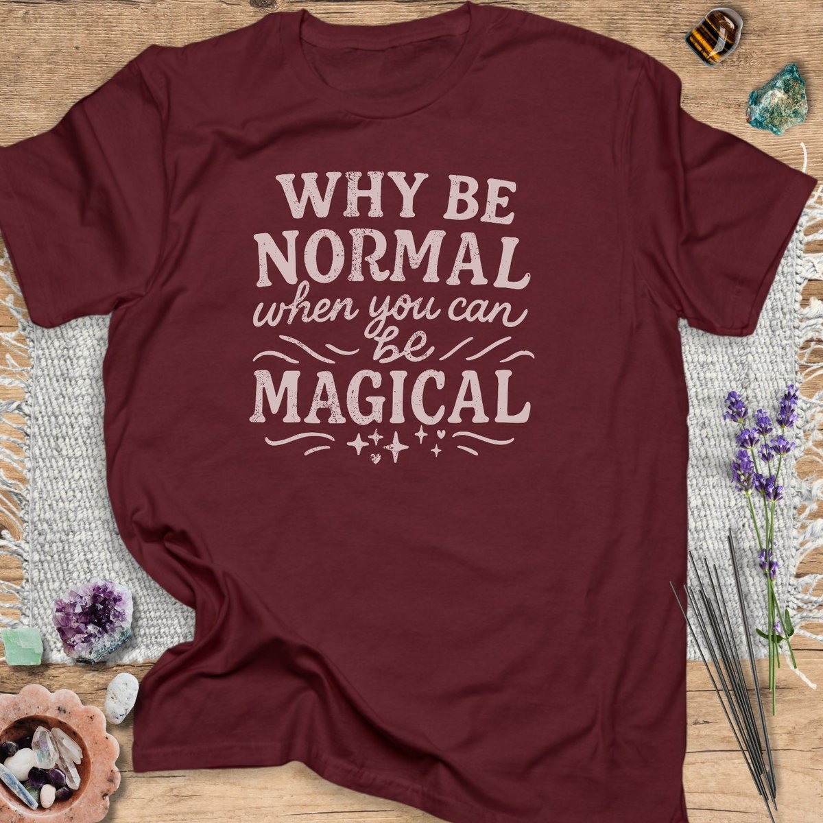 Why Be Normal T Shirt Gift For Yoga Lover