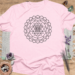 Sri Yantra T Shirt Gift For Yoga Lover