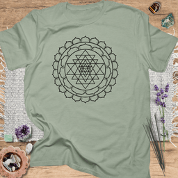 Sri Yantra T Shirt Gift For Yoga Lover