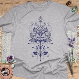 Lotus Art T Shirt Gift For Yoga Lover