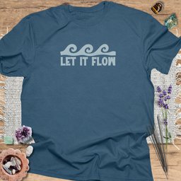 Let IT Flow T Shirt Gift For Yoga Lover