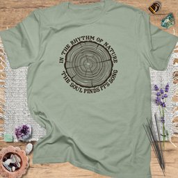 Nature Ring T Shirt Gift For Yoga Lover