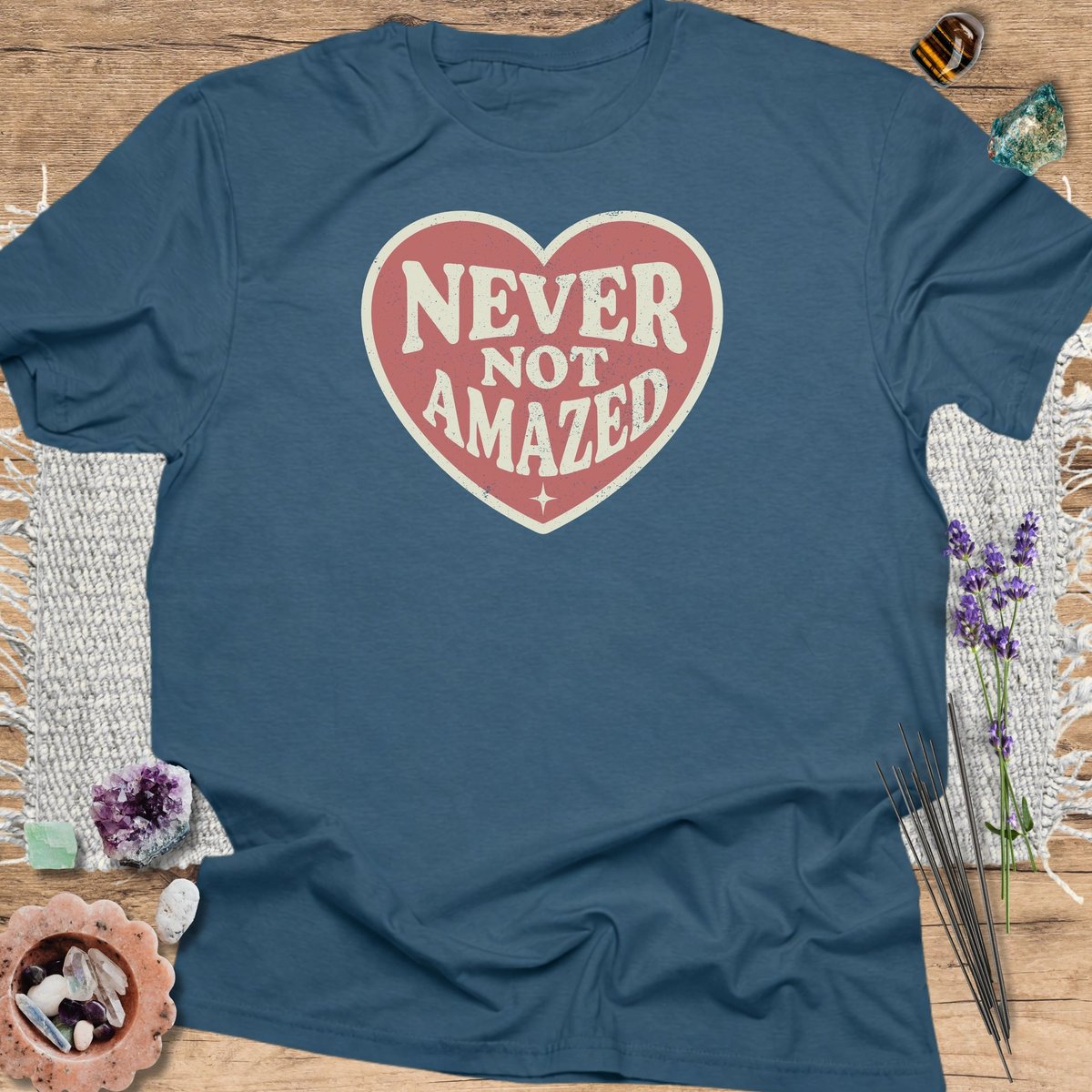 Never Not Amazed T Shirt Gift For Yoga Lover