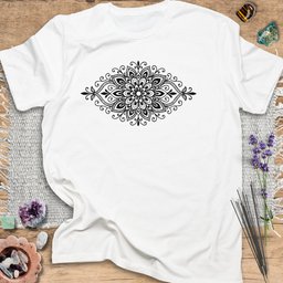 Mandala Design T Shirt Gift For Yoga Lover