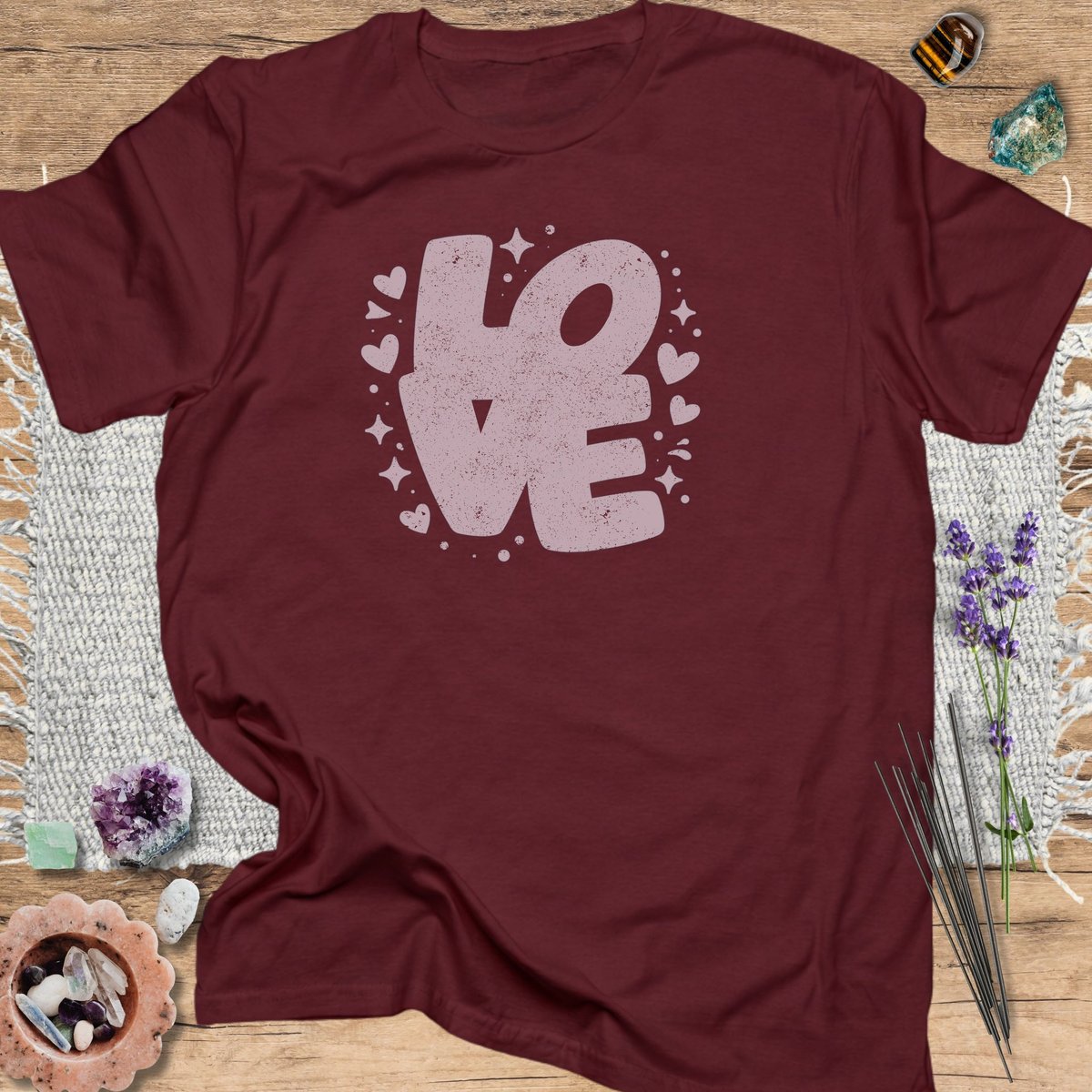 Love T Shirt Gift For Yoga Lover