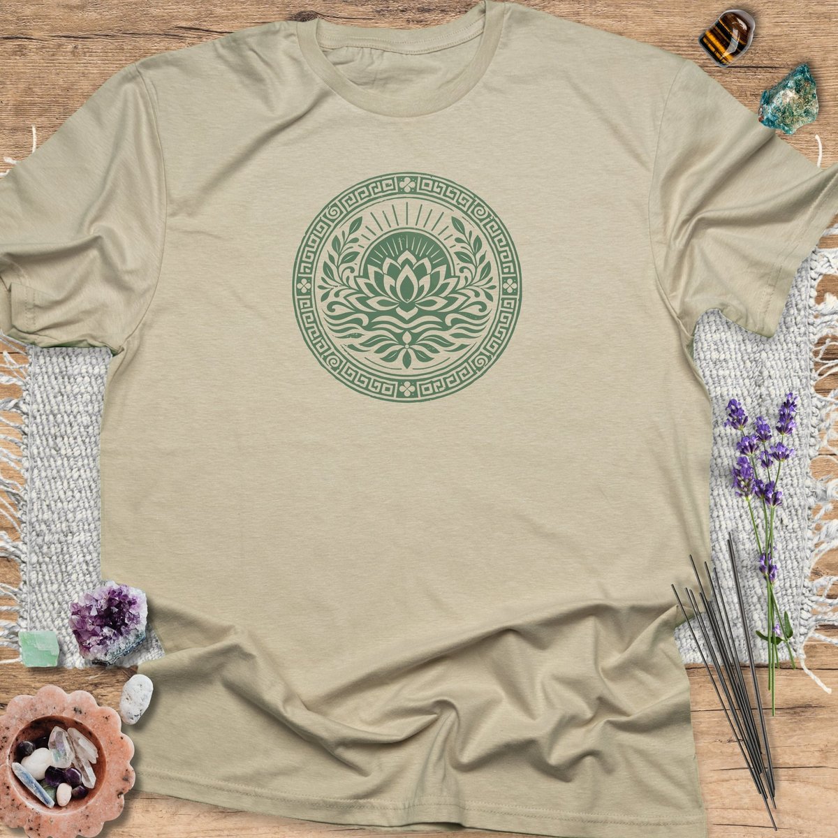 Lotus Mandala T Shirt Gift For Yoga Lover